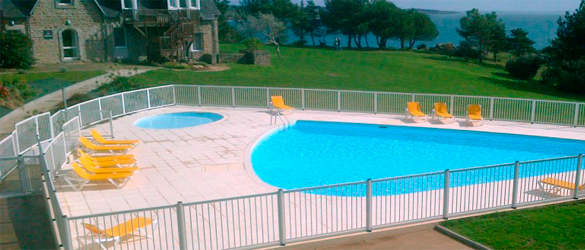 Detalle modelo SwimPark SP01 con barras verticales